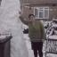 Nice i-ces: Snowman from outer space...