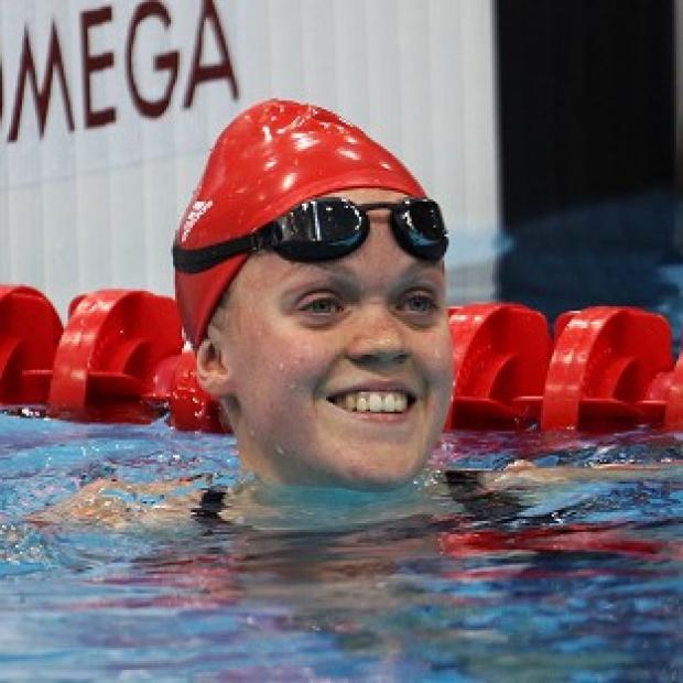Ellie Simmonds following the women's S6 100m freestyle heats