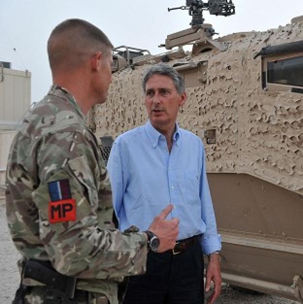 Congleton Guardian: Philip Hammond receives an update on operations on the ground in Afghanistan Congleton Guardian: Philip Hammond receives an update on operations on the ground in Afghanistan