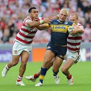 Wigan have picked Leeds as their play-off opponents in a repeat of the Challenge Cup semi-final won by the Rhinos this season
