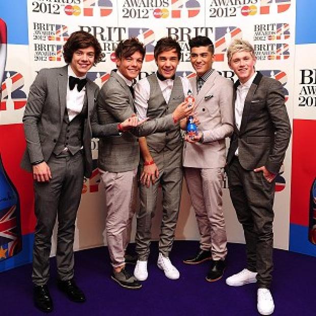 One Direction said Swedish fans provided them with an eyeful