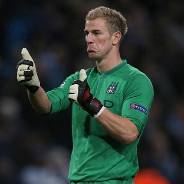 Manchester City goalkeeper Joe Hart produced a string of saves to ensure a draw