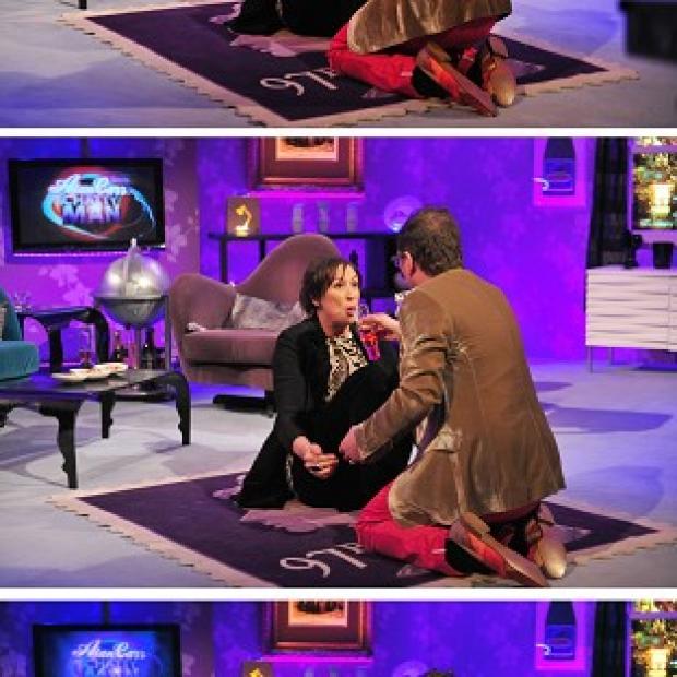 Miranda Hart has taken part in Channel 4's Mash Up on Friday