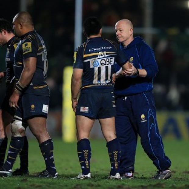 Richard Hill, right, was disappointed with Andy Goode's yellow card