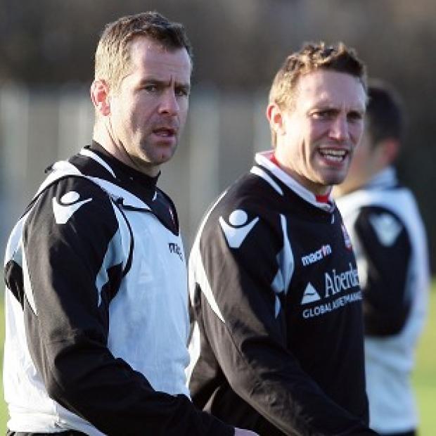 Chris Paterson, left, has heaped praise on Mike Blair, right