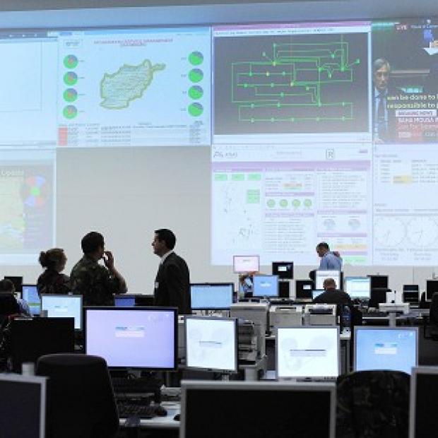 The Global Operations Security Control Centre, which is responsible for protecting the military's networks worldwide from cyber attacks