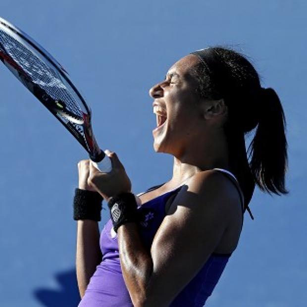 Heather Watson crashed out of the women's doubles at the first-round stage (AP)