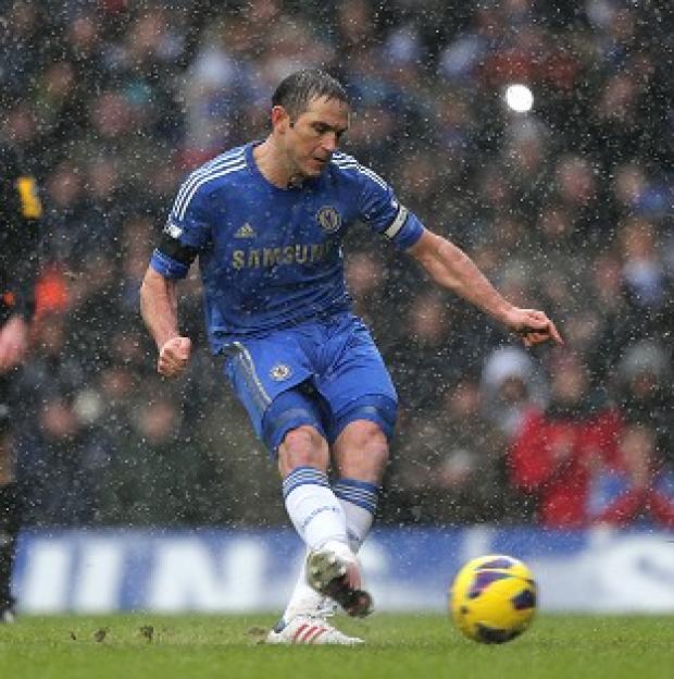 Frank Lampard's penalty proved to be the winner at Stamford Bridge