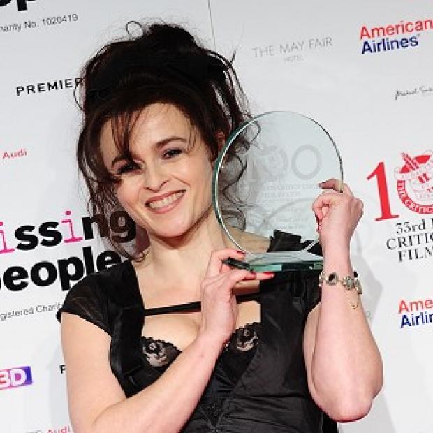 Helena Bonham Carter received the Dilys Powell Award for excellence in film at London's May Fair Hotel