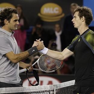 Andy Murray, right, defeated Roger Federer, left, in five sets (AP)