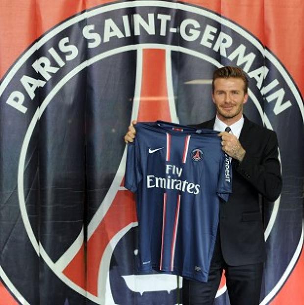Sir Alex Ferguson was taken aback when David Beckham, pictured, chose PSG
