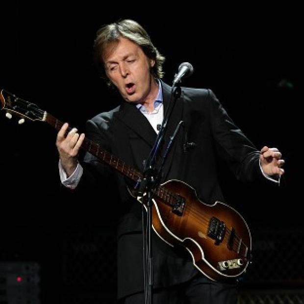 Sir Paul McCartney was a guest at the Rolling Stone party in New Orleans ahead of the Super Bowl