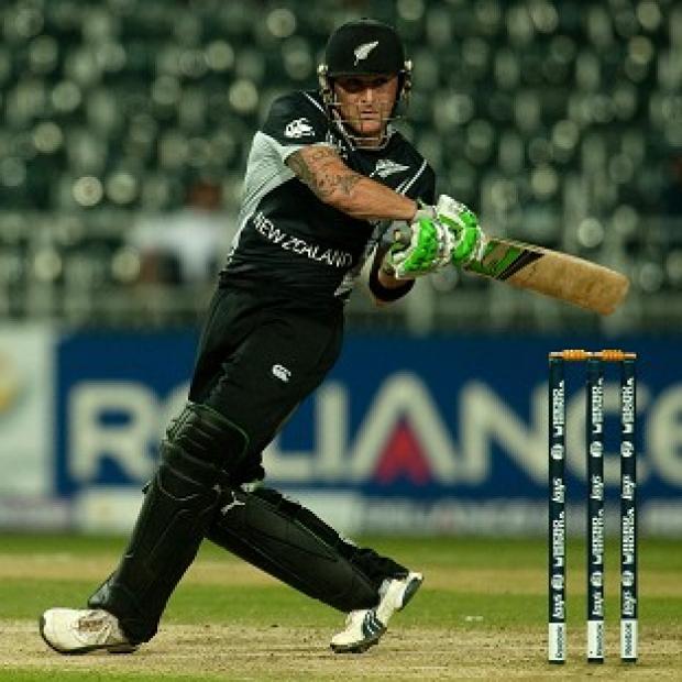 Brendon McCullum blasted 74 off 38 balls