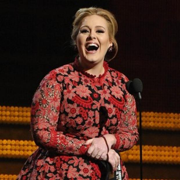 Adele picked up a gong at the Grammys