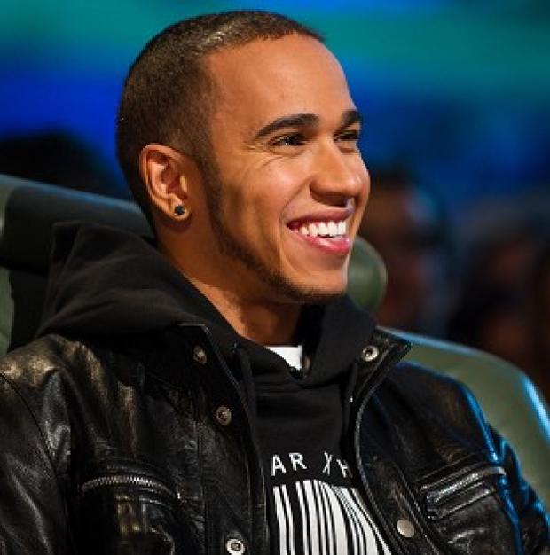 Lewis Hamilton on the BBC programme Top Gear (BBC)