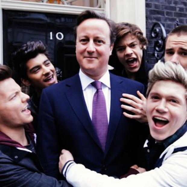 David Cameron appeared in One Direction's video