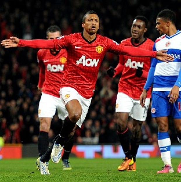 Nani, left, and Javier Hernandez were on target for Manchester United