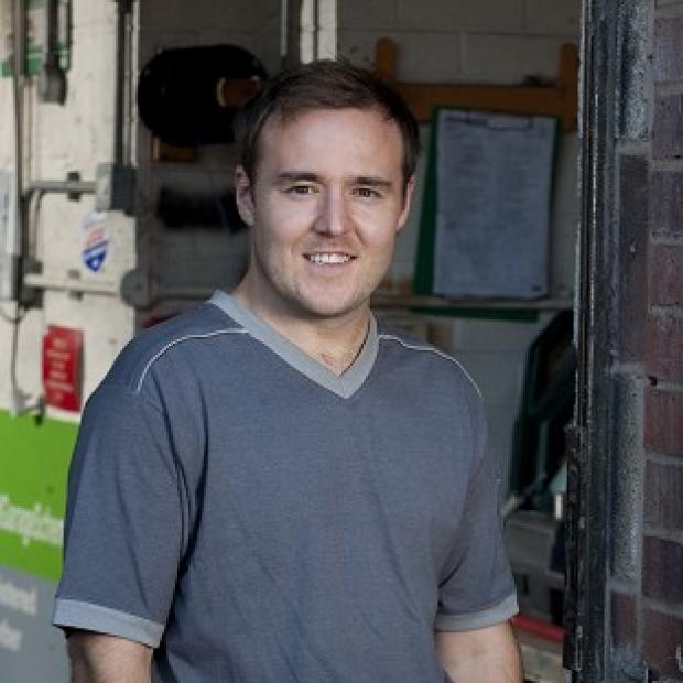 Alan Halsall is excited about becoming a father