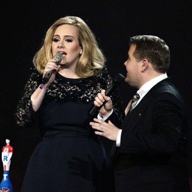 James Corden cut short Adele's acceptance speech during the 2012 Brits
