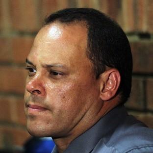 Hilton Botha sits in court during the Oscar Pistorius hearing (AP)