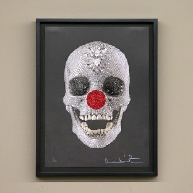 Damien Hirst has created 50 limited edition prints for Red Nose Day