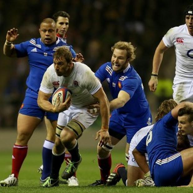 Stuart Lancaster hailed the performance of Chris Robshaw, centre left