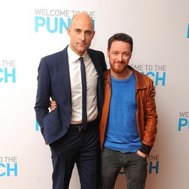 Mark Strong and James McAvoy attending the gala screening of Welcome To The Punch