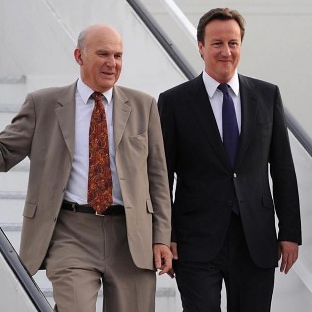 David Cameron will insist he is 'sticking to the plan' on the economy despite remarks by Vince Cable