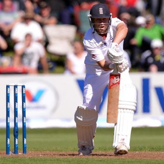 Jonathan Trott top-scored for England with 45