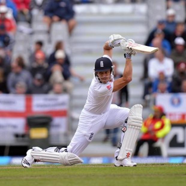 England's Nick Compton bats during Day Four of the First Test at the University Oval, Dunedin