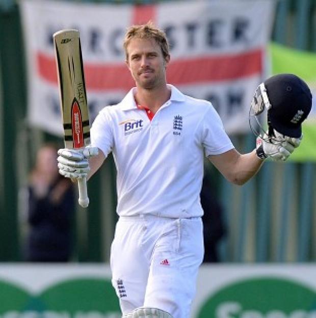 Nick Compton hit his maiden Test century in a breakthrough innings on the fourth day against New Zealand