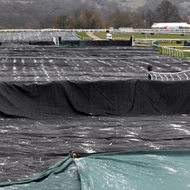 The scene at Cheltenham on Tuesday morning