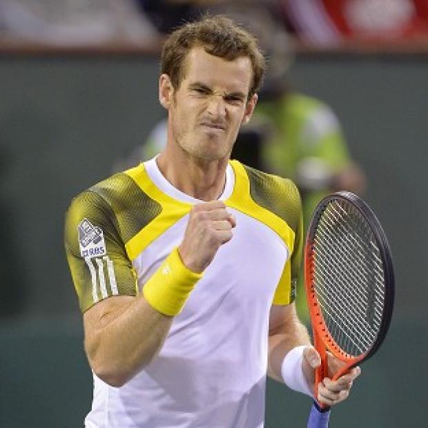 Andy Murray, pictured, set up a fourth-round clash with Carlos Berlocq at the BNP Paribas Open (AP)