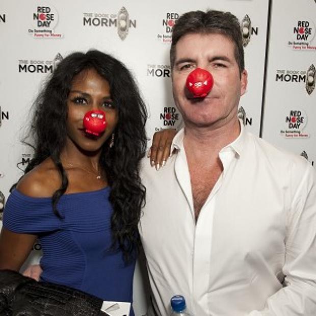 Simon Cowell and Sinitta attended the special performance of The Book Of Mormon