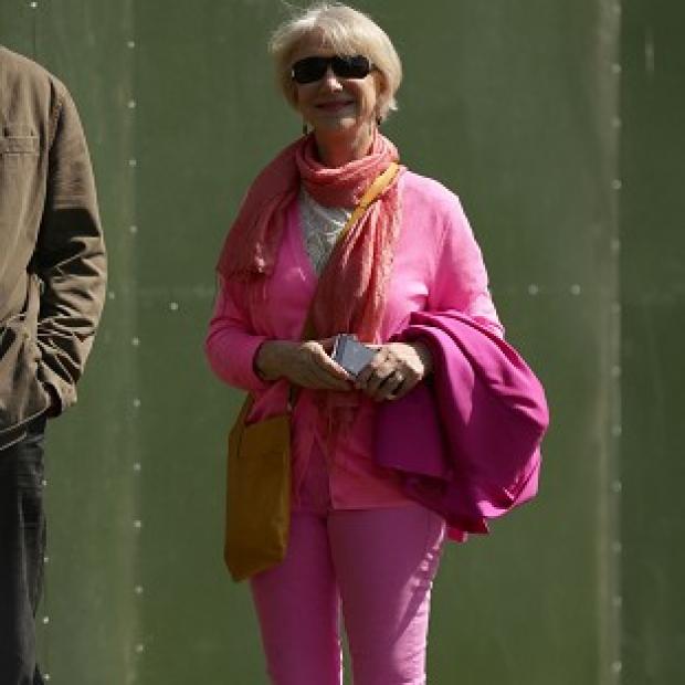 Congleton Guardian: Dame Helen Mirren attended the As One In The Park festival in east London Congleton Guardian: Dame Helen Mirren attended the As One In The Park festival in east London