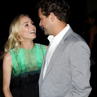 Diane Kruger and Joshua Jackson at the premiere screening of The Bridge