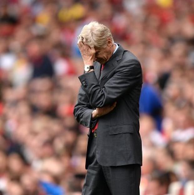 Arsene Wenger was left perplexed by a whole series of events in Arsenal's defeat to Aston Villa
