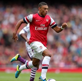 Alex Oxlade-Chamberlain was injured during Saturday's defeat to Aston Villa