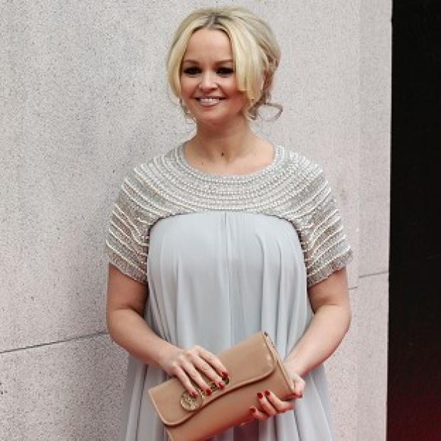 Jennifer Ellison has been rescued after her inflatable boat had engine failure