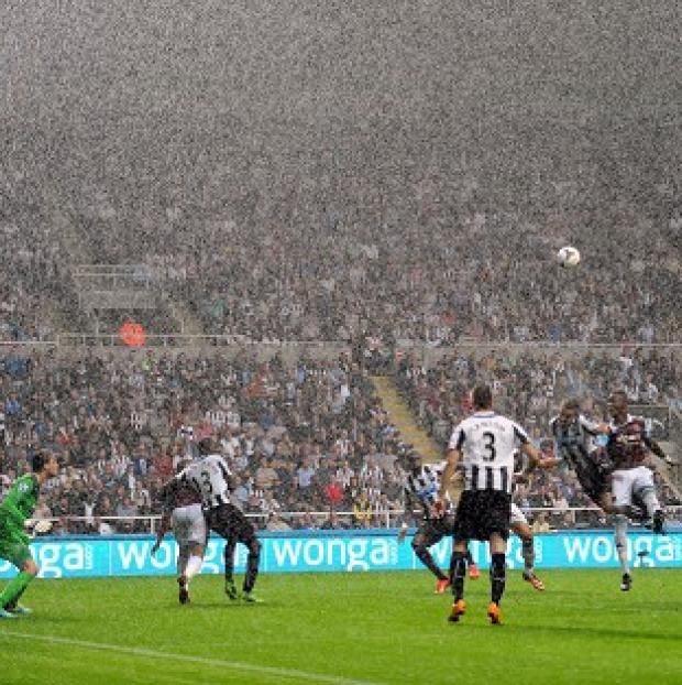 Newcastle and West Ham played out a stalemate at a rain-drenched St James' Park