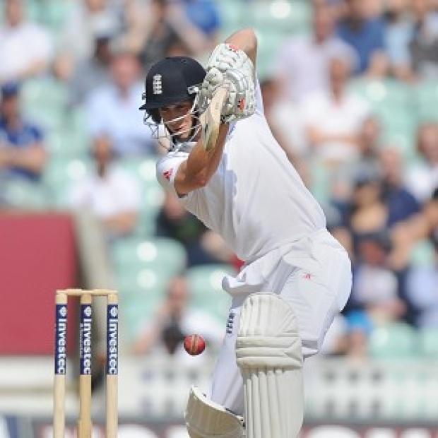 Chris Woakes fell for 25 just before noon