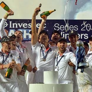 England celebrated long into the night at The Oval after their Ashes success
