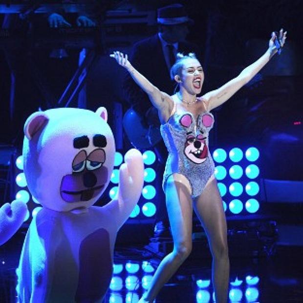 Miley Cyrus sparked controversy at the MTV Video Music Awards