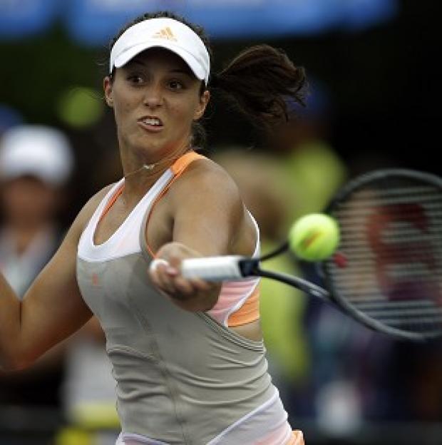 Laura Robson booked her place in the third round at the US Open (AP)