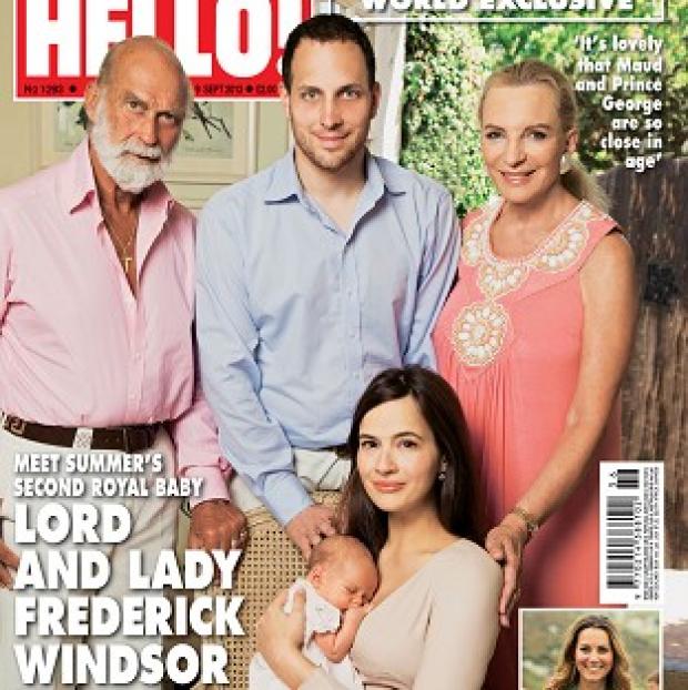 Sophie Winkleman said she hopes her new baby girl can meet Prince George at Christmas
