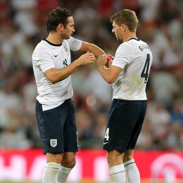 Steven Gerrard, right, and Frank Lampard start for England against Moldova tonight