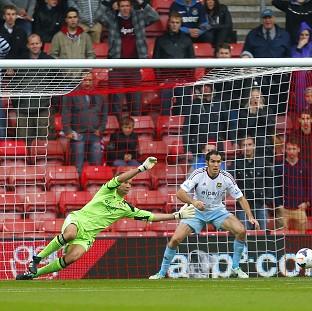 Congleton Guardian: Jussi Jaaskelainen produced some outstanding saves to thwart Southampton Congleton Guardian: Jussi Jaaskelainen produced some outstanding saves to thwart Southampton