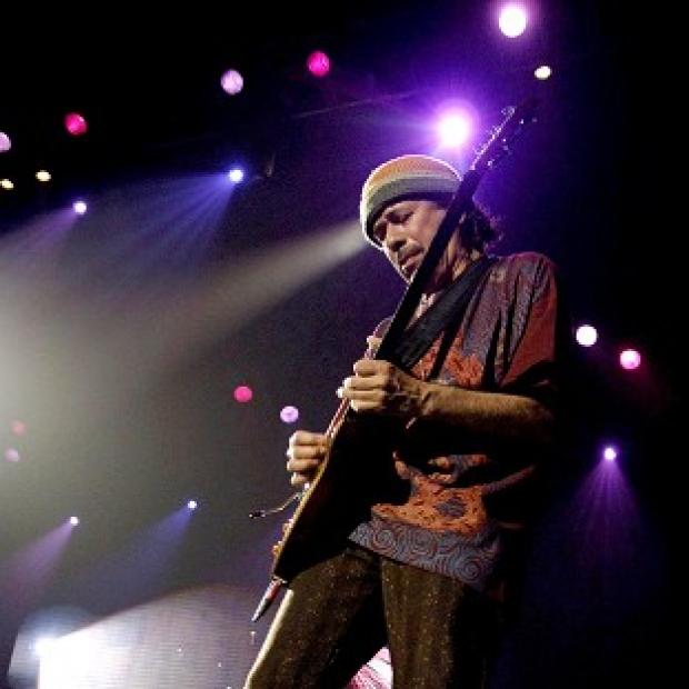 Carlos Santana was unharmed in a 'minor' crash in Las Vegas