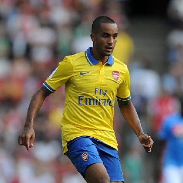 Theo Walcott got Arsenal's first goal in Marseille