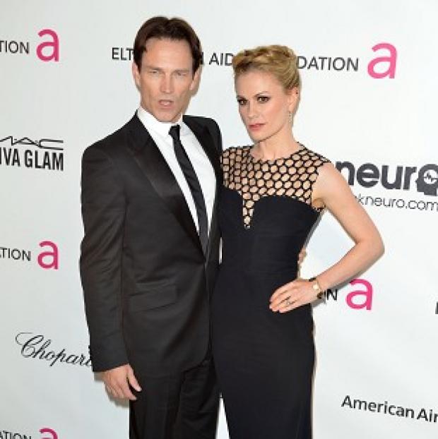 Stephen Moyer and Anna Paquin are used to getting dressed up for red carpets